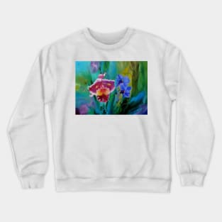 Colorful Orchids Crewneck Sweatshirt